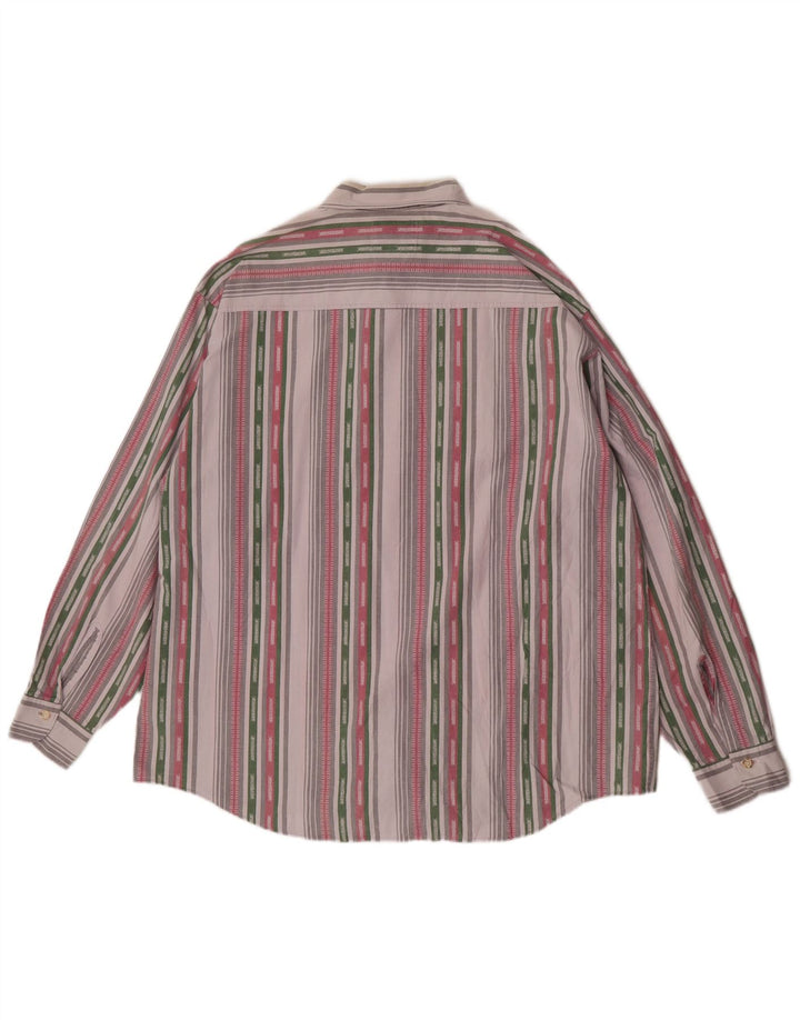 Verte Vallee Camisa Hombre XL Algodón Rayas Multicolor