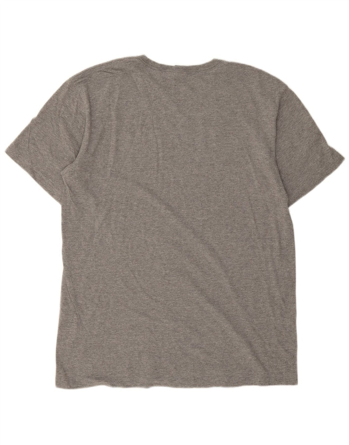 Volcom Camiseta gráfica para hombre Top grande gris