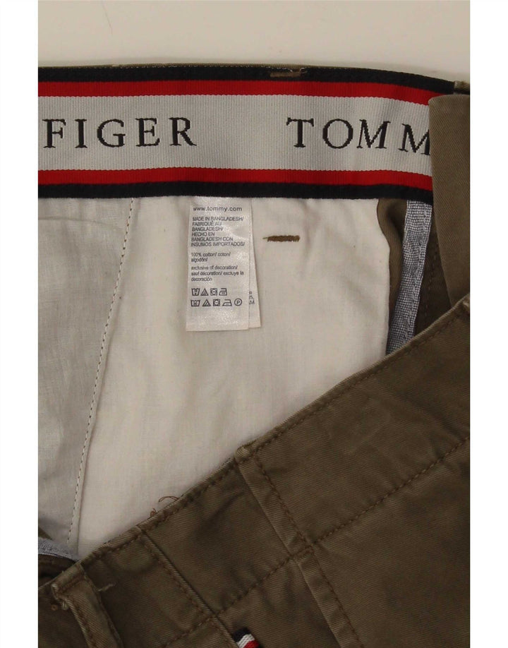 Tommy Hilfiger Pantalones cortos tipo cargo para hombre W36 Large Khaki Cotton