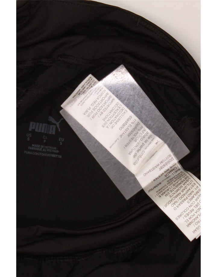 PUMA Pantalones de chándal para mujer Joggers UK 10 Small Black Poliéster