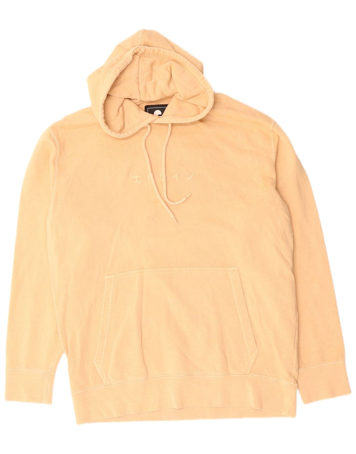 Edwin Hombre Sudadera Con Capucha Gráfica Jersey Grande De Algodón Beige