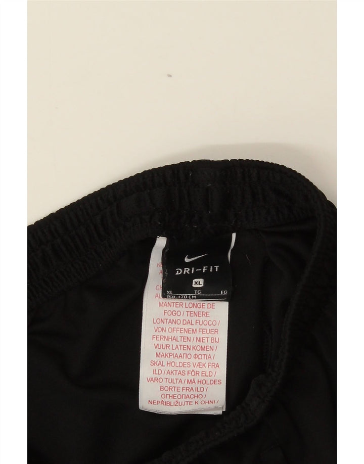 Nike Pantalones de chándal para niño 13-14 años XL Negro Colorblock Poliéster