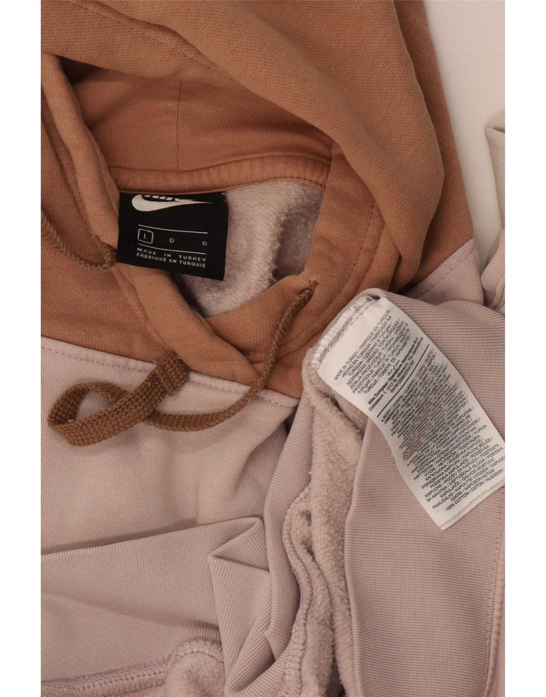 Nike - Jersey con capucha extragrande para mujer, talla 40, color multicolor