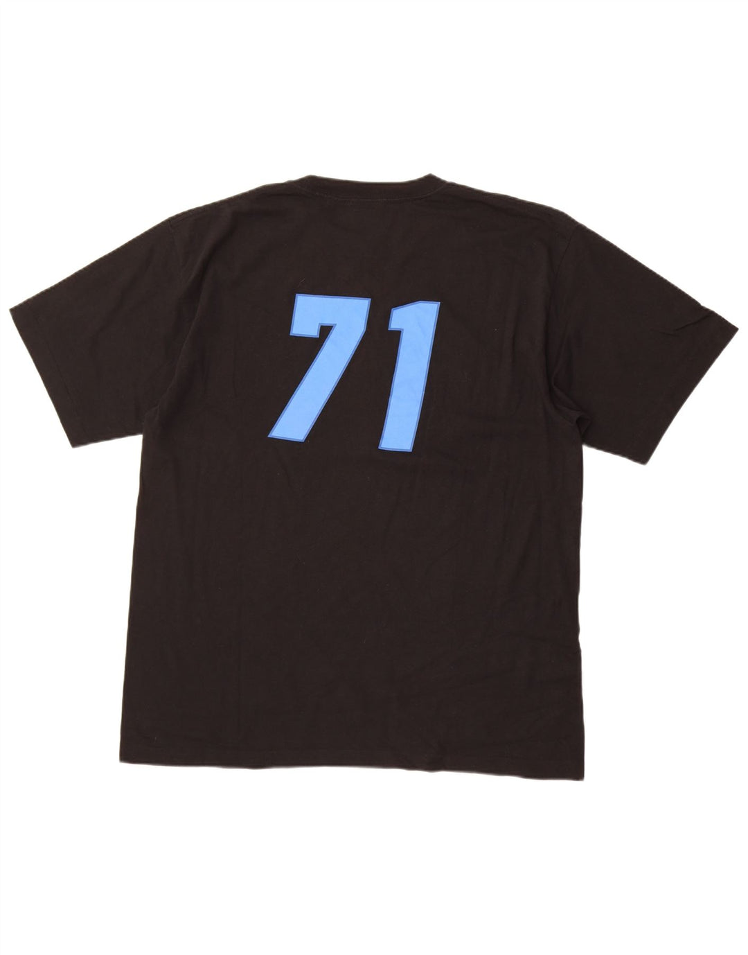 Starter - Camiseta gráfica para hombre, talla grande, algodón negro