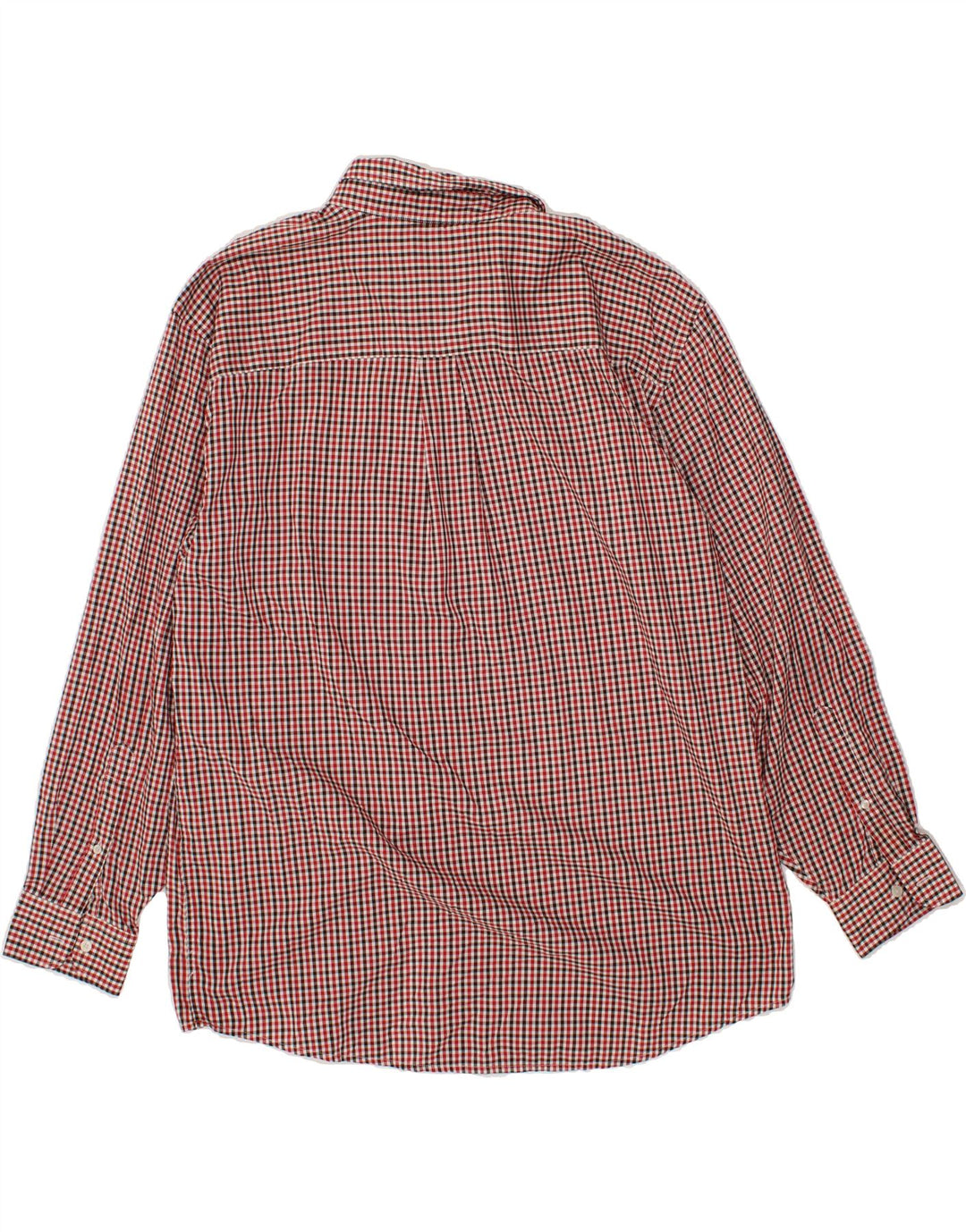 DOCKERS Mens Big & Tall Shirt XL Red Check Cotton Vintage Dockers and Second-Hand Dockers from Messina Hembry 