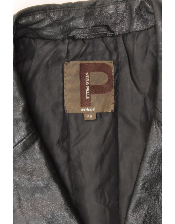 Abrigo de piel para mujer Conbipel IT 48 XL Cuero negro