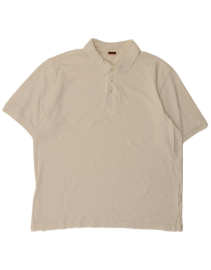 Polo Invicta para hombre de algodón blanco grande