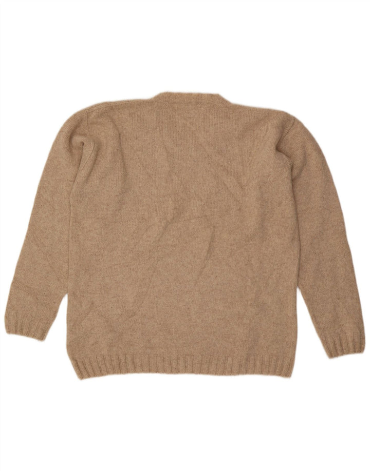 Levi's Hombre Jersey Con Cuello En V De Lana Beige Medio