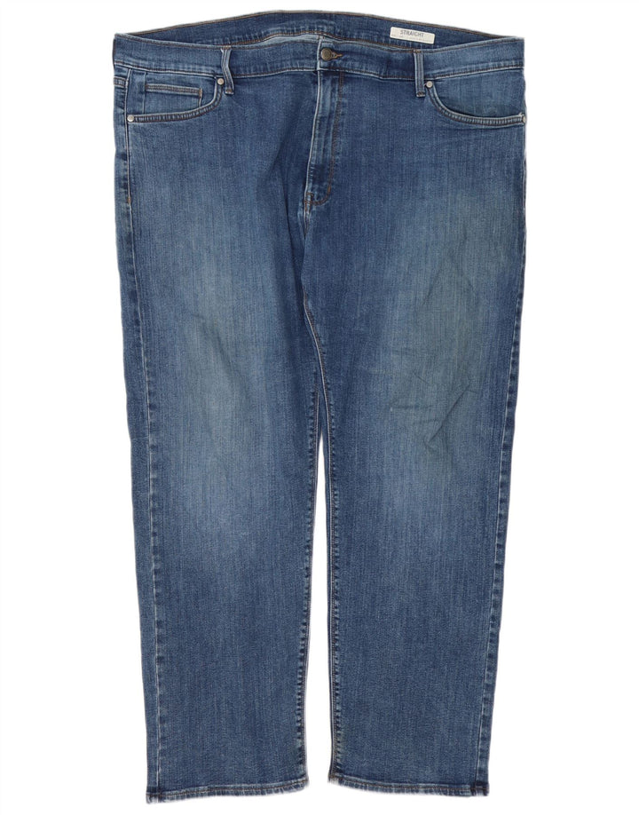 Marks & Spencer Vaqueros rectos para hombre W44 L29 Algodón azul