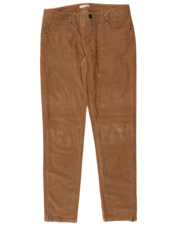 Massimo Dutti Pantalón Slim De Pana Mujer EU 38 Small W28 L29 Beige