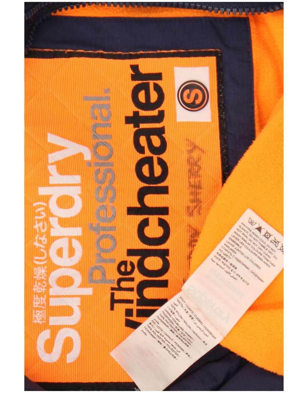 Superdry Chaqueta Cortavientos The Windcheater para Hombre UK 36 Small Azul Marino