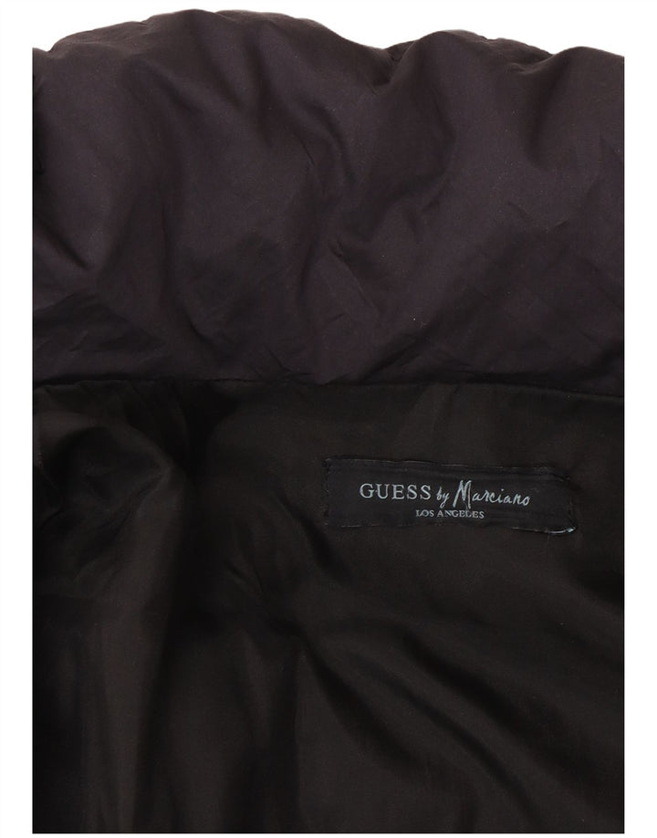 Guess By Marciano Abrigo Acolchado Mujer IT 46 Grande Poliéster Azul Marino
