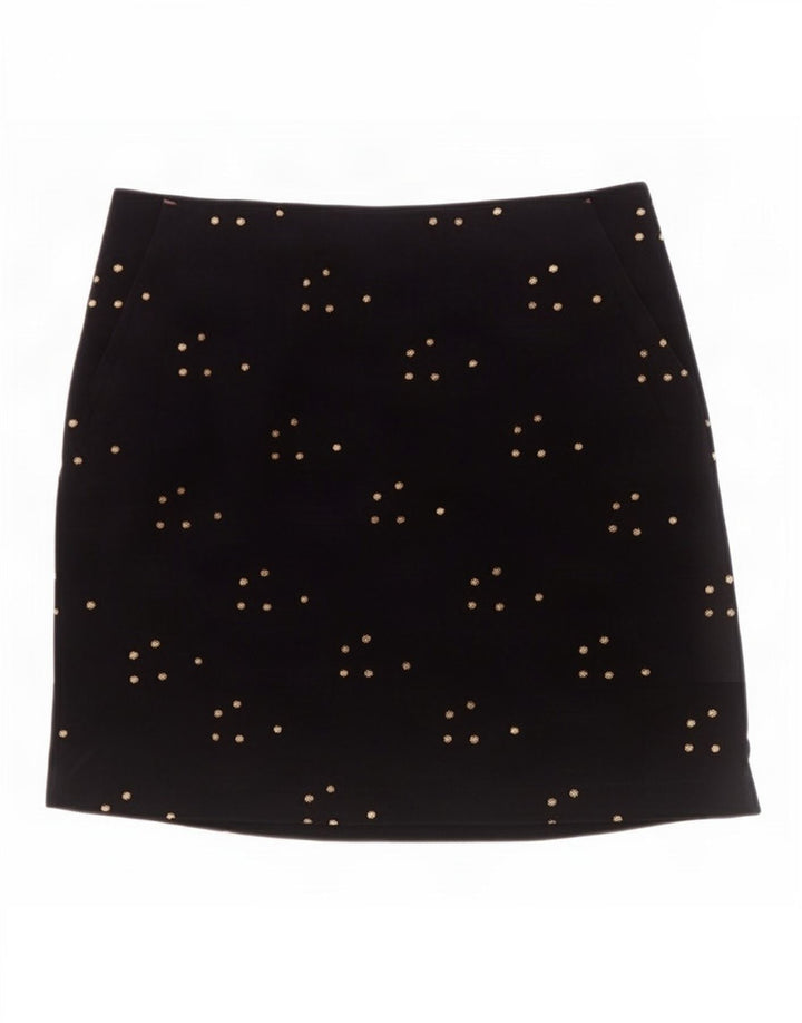 Minifalda de terciopelo para mujer de White Stuff UK 40 Medium W34 Azul marino con lunares