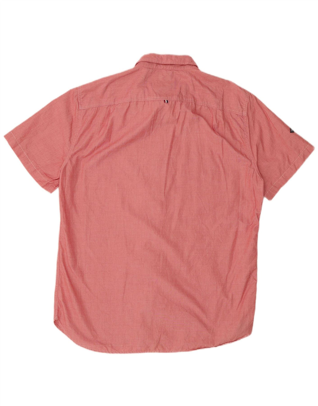 SUPERDRY Camisa clásica moderna de manga corta para hombre 2XL Algodón rojo