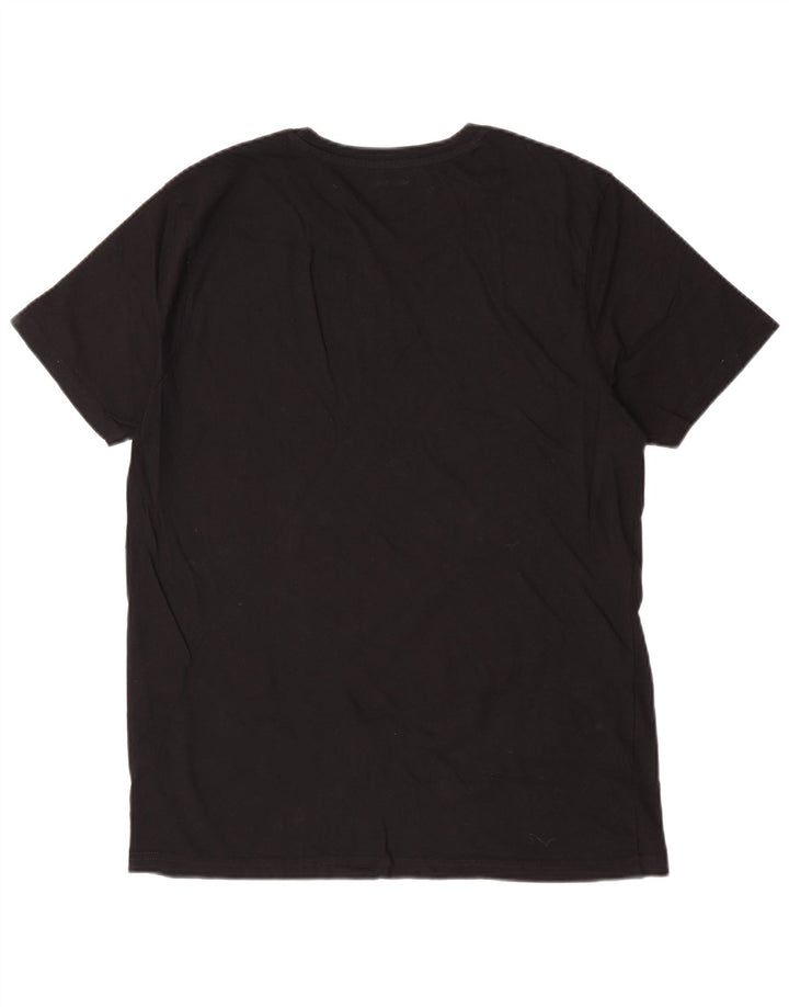 Wrangler - Camiseta gráfica para hombre, talla grande, color negro
