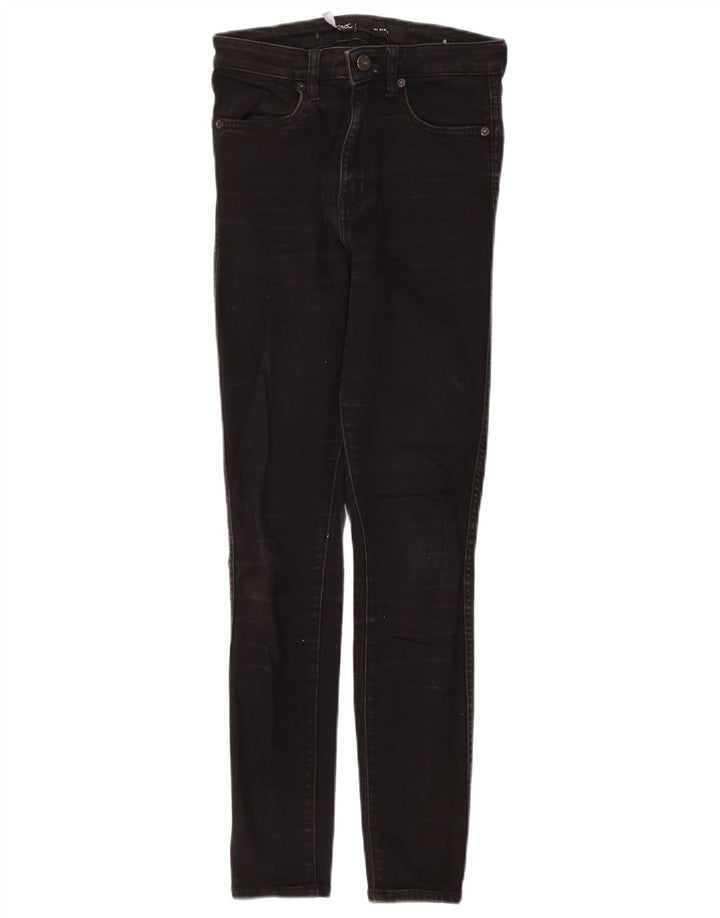 LEE Vaqueros ajustados de tiro alto para mujer, talla 9, mediano, W24 L27, algodón negro