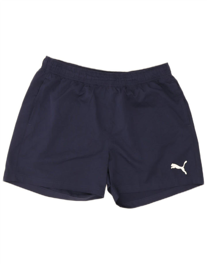 Puma Pantalones cortos deportivos para hombre XL Azul marino Poliéster