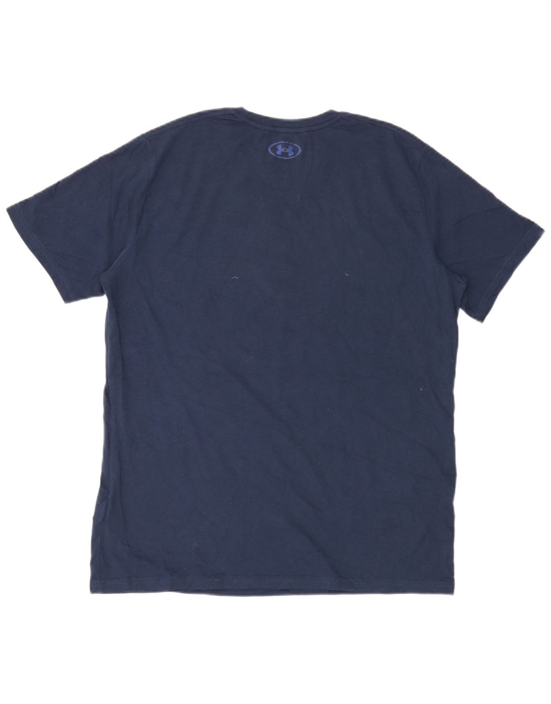 Under Armour Camiseta gráfica para hombre Top grande de algodón azul marino