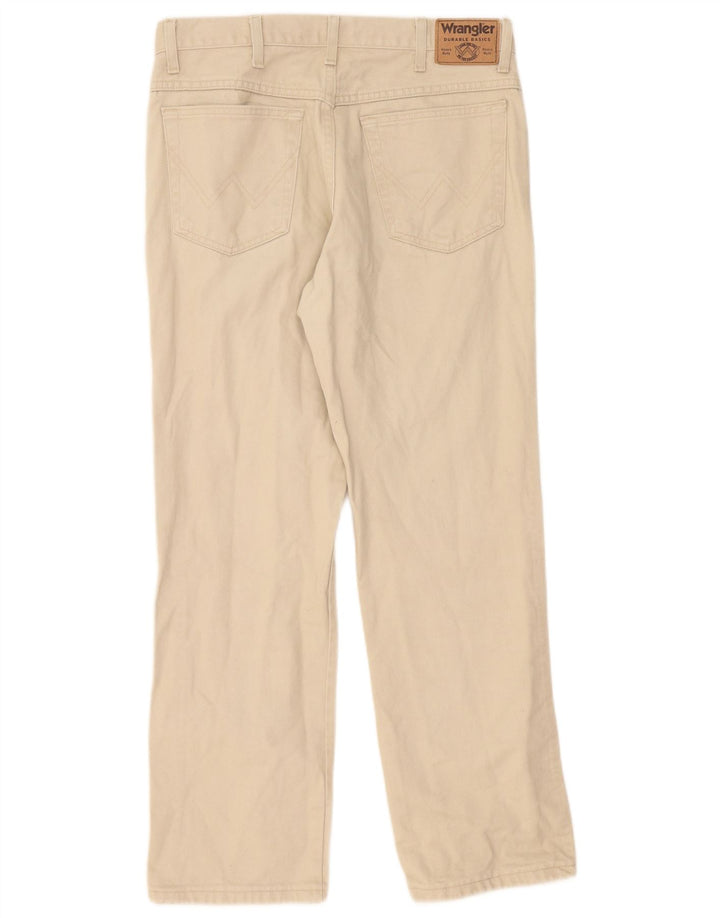 Wrangler Vaqueros rectos para hombre W34 L30 Algodón beige