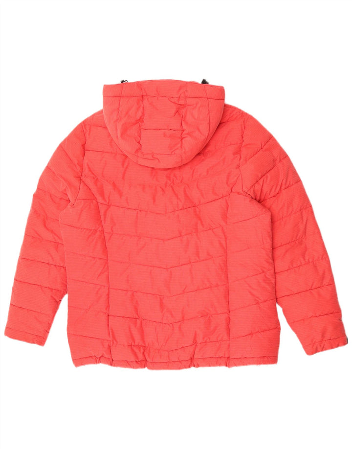 Killtec Chaqueta Acolchada Extragrande con Capucha para Mujer UK 40 XL Poliéster Rojo
