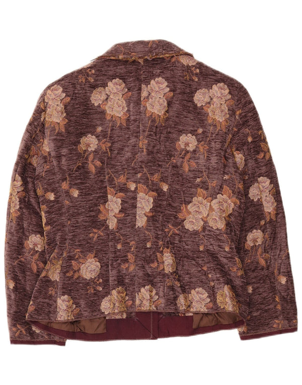 PHILOSOPHY DI ALBERTA FERRETTI Womens Blazer Jacket UK 16 Large Brown