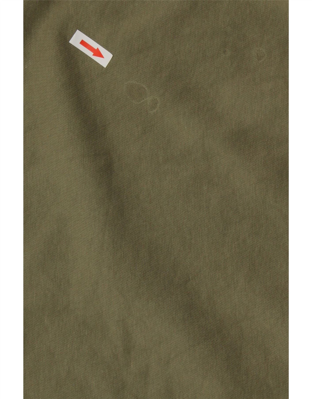 ADIDAS Mujer Crop Oversize Sudadera Jumper UK 14 Grande Caqui Algodón