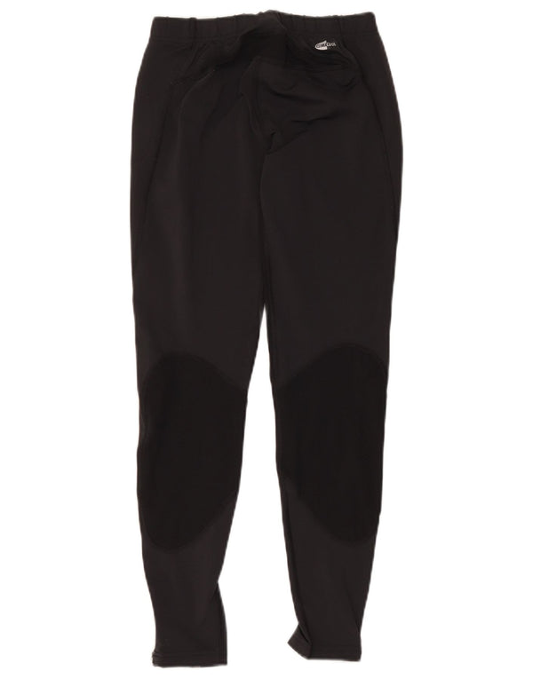Adidas Mujer Climacool Chándal Pantalones UK 14 Mediano Negro Poliéster