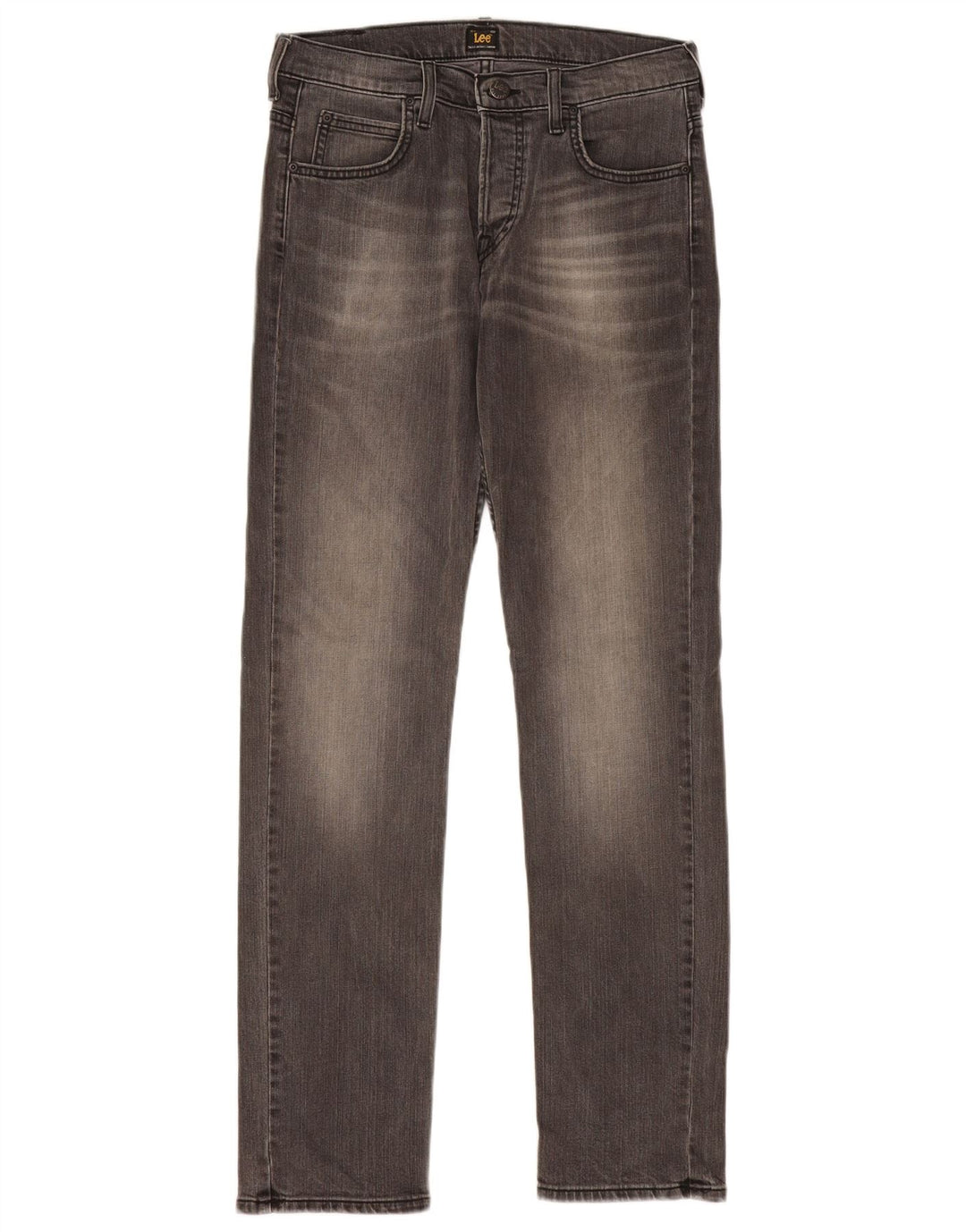 Vaqueros Lee Powell Slim para Mujer W30 L32 Algodón Gris