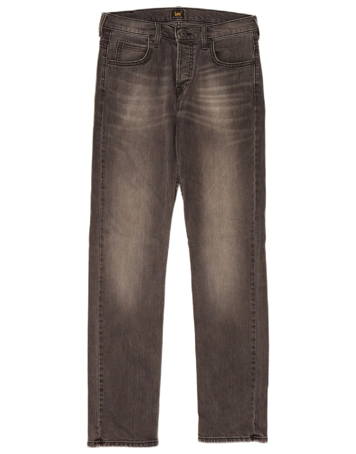 Vaqueros Lee Powell Slim para Mujer W30 L32 Algodón Gris