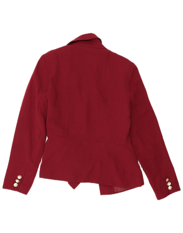 Chaqueta estilo blazer abierta para mujer de Lipsy UK 42 Poliéster burdeos mediano