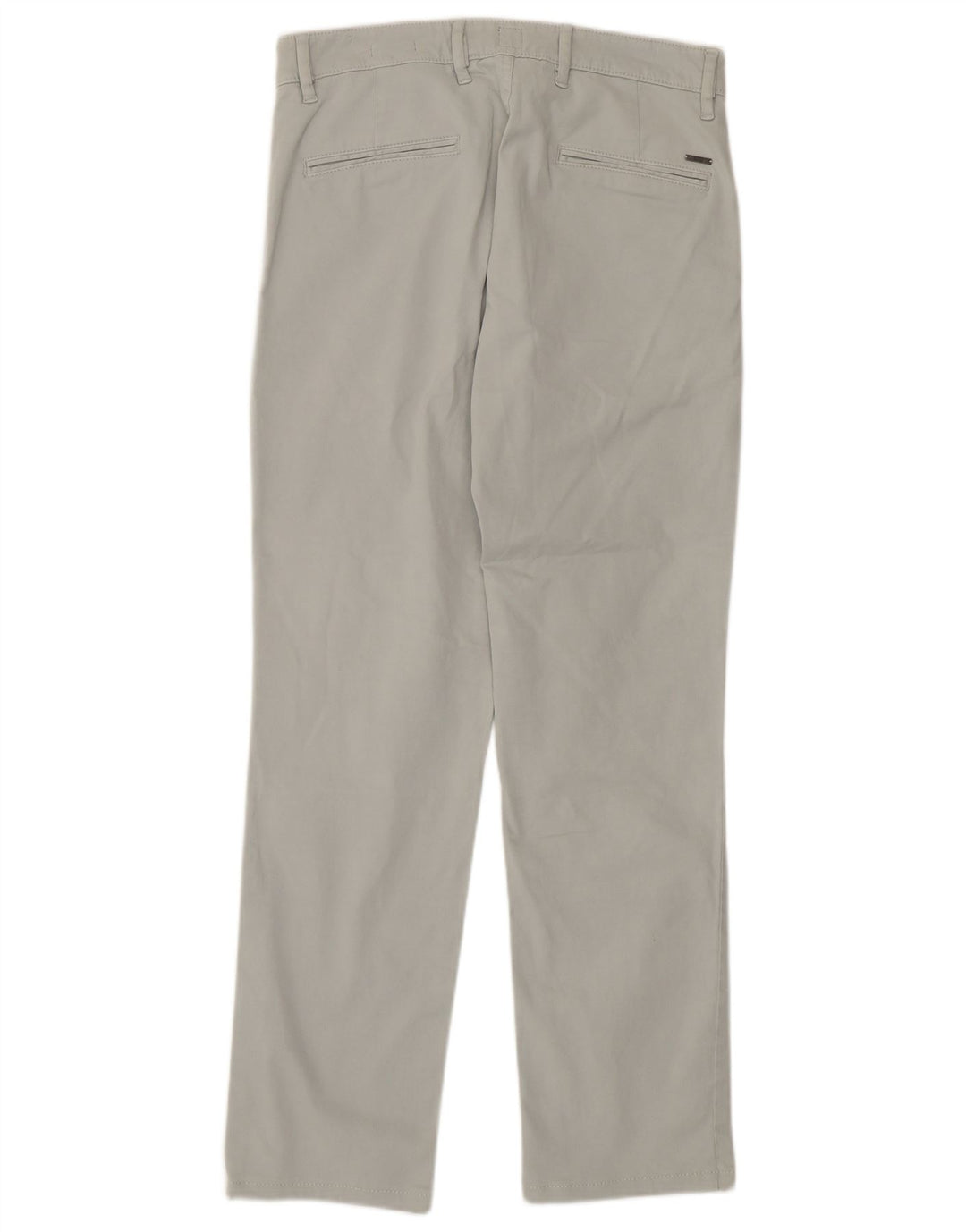 Pantalones chinos de corte slim para mujer HUGO BOSS W32 L29 Algodón gris