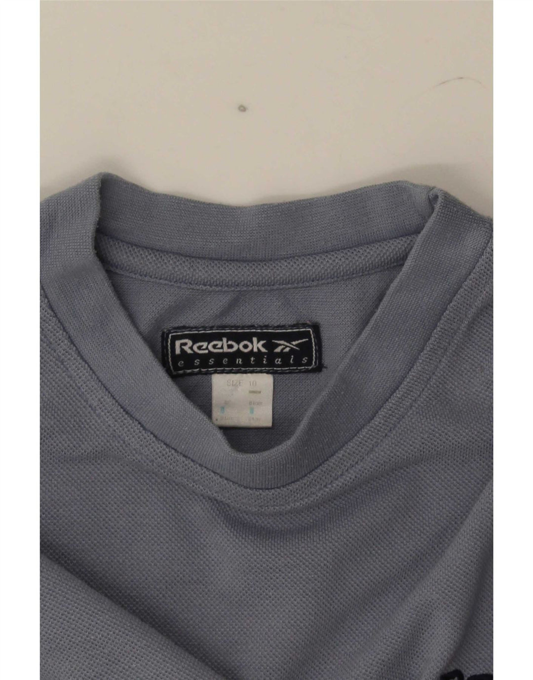 Reebok Camiseta corta para mujer UK 10 Small Grey