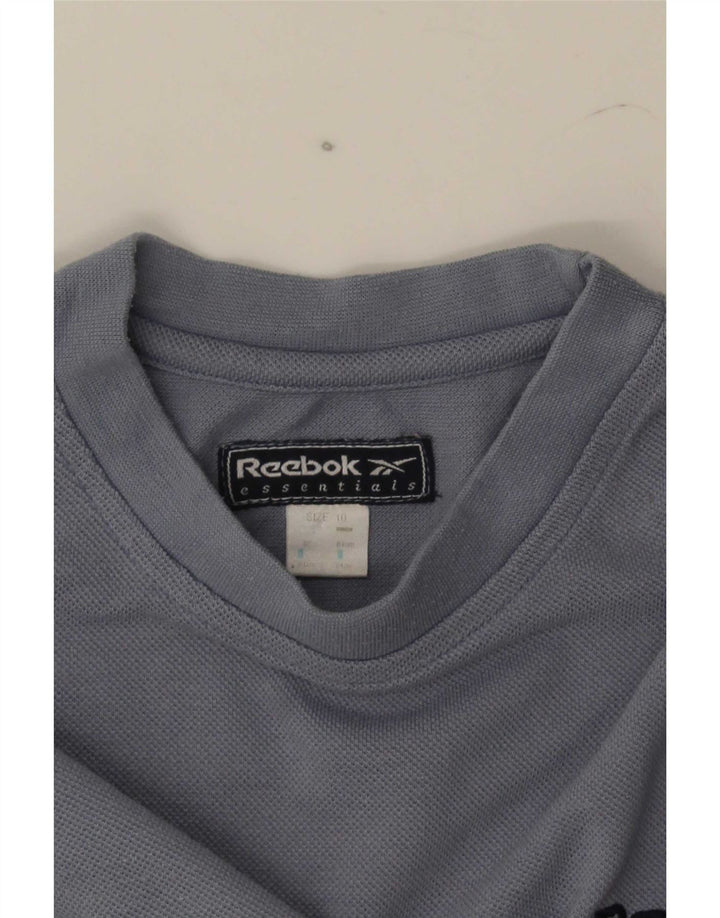 Reebok Camiseta corta para mujer UK 10 Small Grey