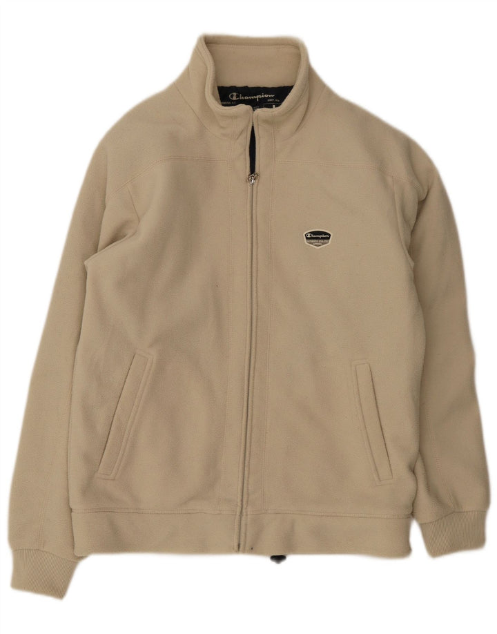 Champion Chaqueta Polar Mujer UK 46 Grande Poliéster Beige