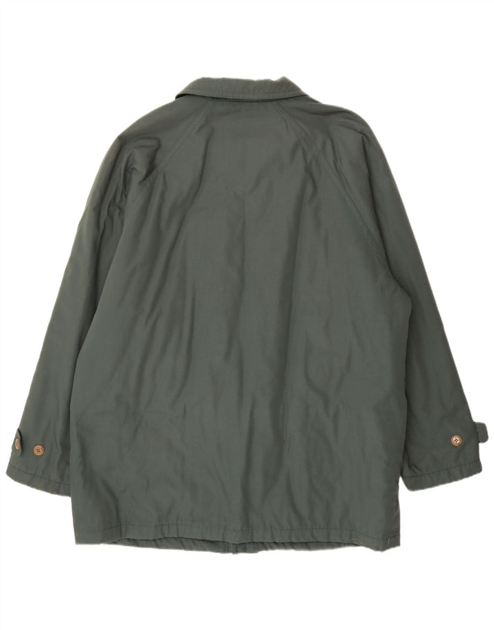 Bush Chaqueta utilitaria para hombre UK 46 3XL Poliéster verde