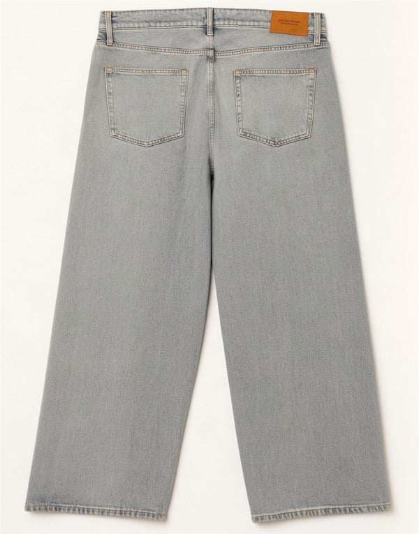 Jack & Jones Mens Dave Wide Leg Jeans W33 L30 Algodón azul