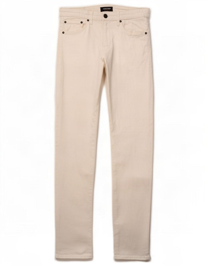 Jack & Jones Vaqueros Slim para Hombre W32 L34 Algodón Blanco