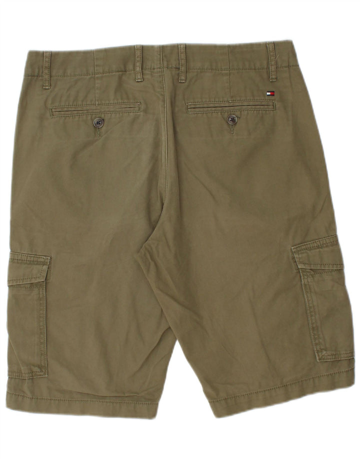 Tommy Hilfiger Shorts Cargo para Hombre W32 Algodón Caqui Medio