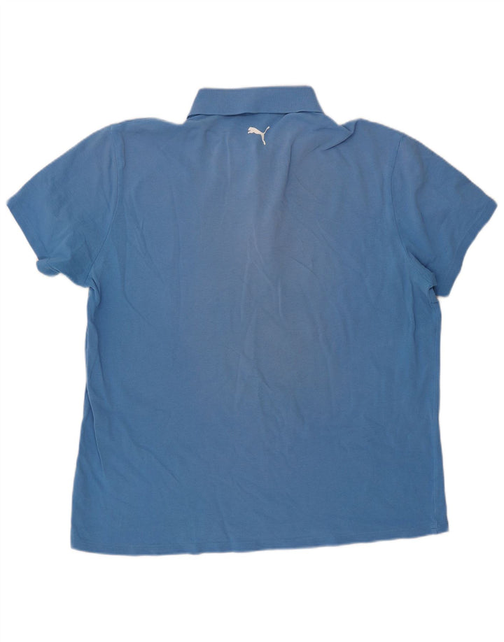 PUMA Polo Hombre XL Algodón Azul