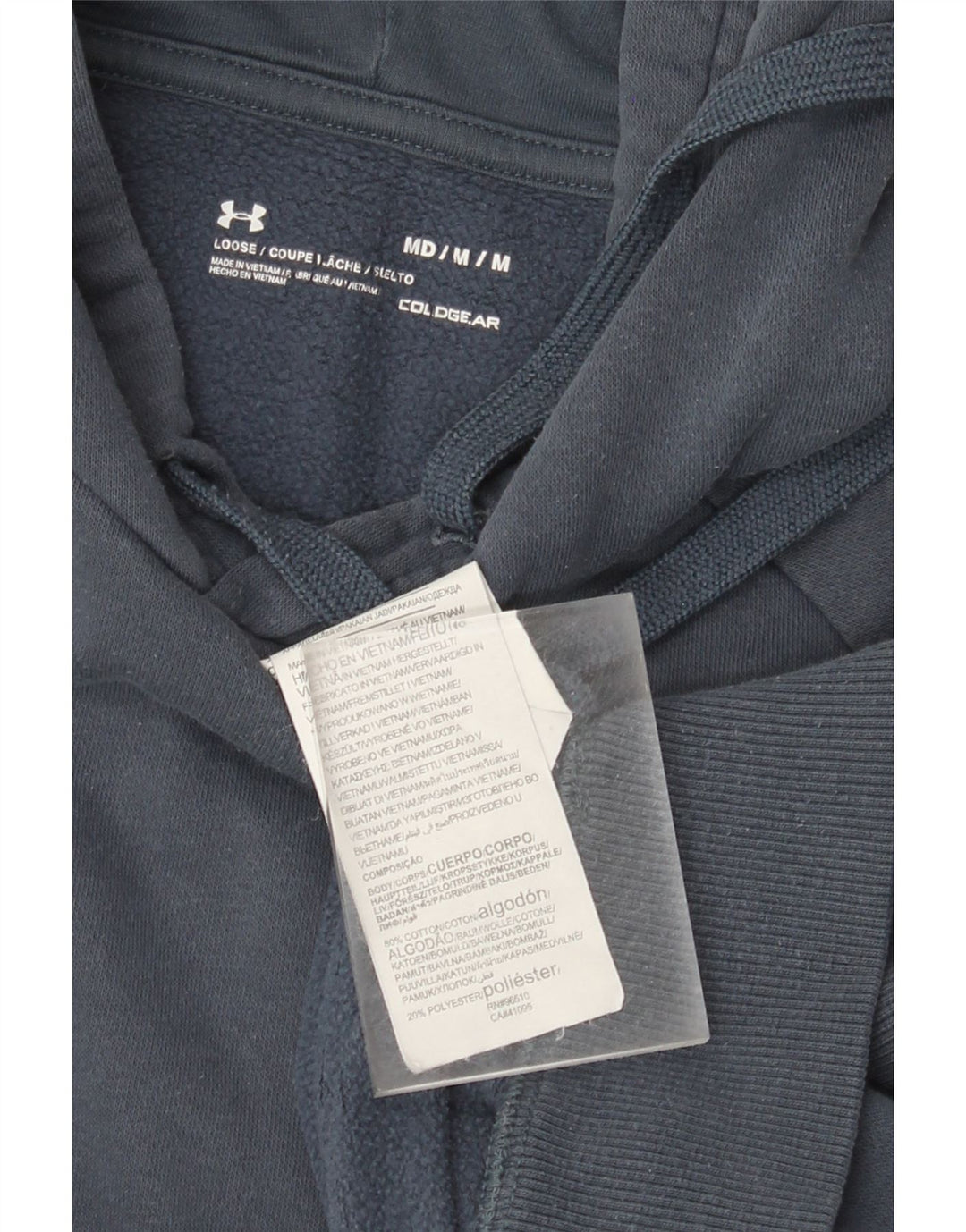 Under Armour Hombre Sudadera con capucha Jumper Medium Azul Marino Algodón