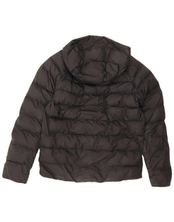 Nike Chaqueta acolchada con capucha Niñas 13-14 años XL Negro Poliéster
