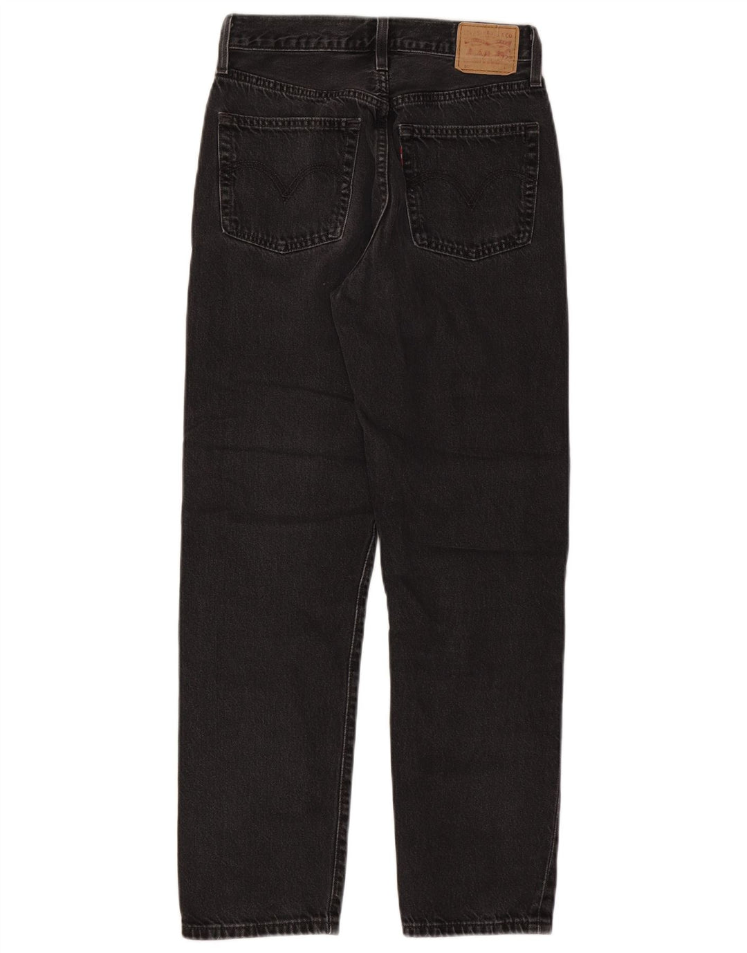Levi's Vaqueros Rectos 501 Para Mujer W26 L28 Algodón Negro
