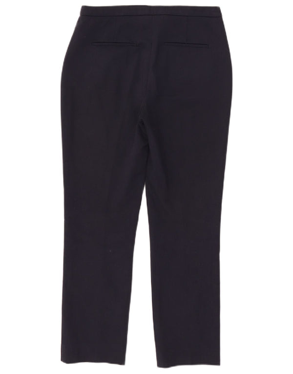 Pantalones cortos rectos para mujer Reiss UK 6 XS W27 L25 Algodón azul marino