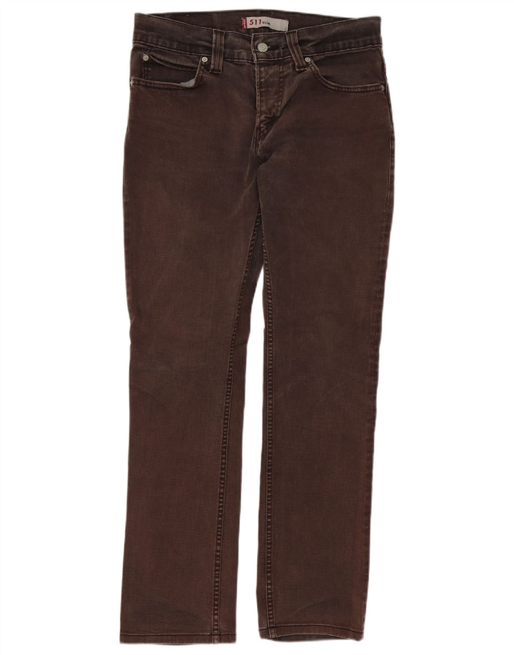 Levi's Hombre 511 Vaqueros Slim W32 L30 Marrón