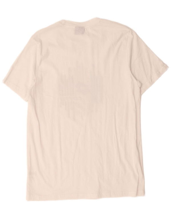 Lotto - Camiseta gráfica para hombre, talla grande, algodón blanco