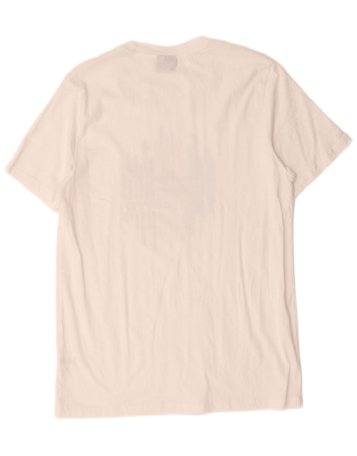 Lotto - Camiseta gráfica para hombre, talla grande, algodón blanco