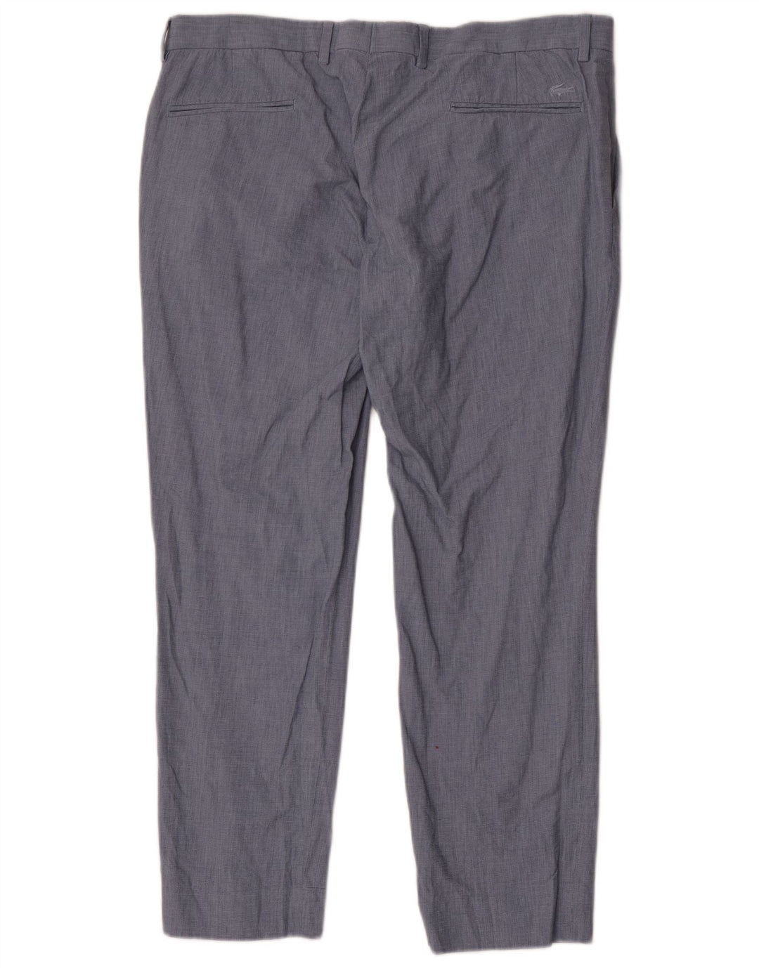Pantalón de traje ajustado Lacoste para hombre W36 L28 Algodón azul
