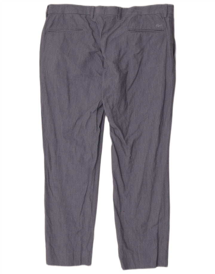 Pantalón de traje ajustado Lacoste para hombre W36 L28 Algodón azul