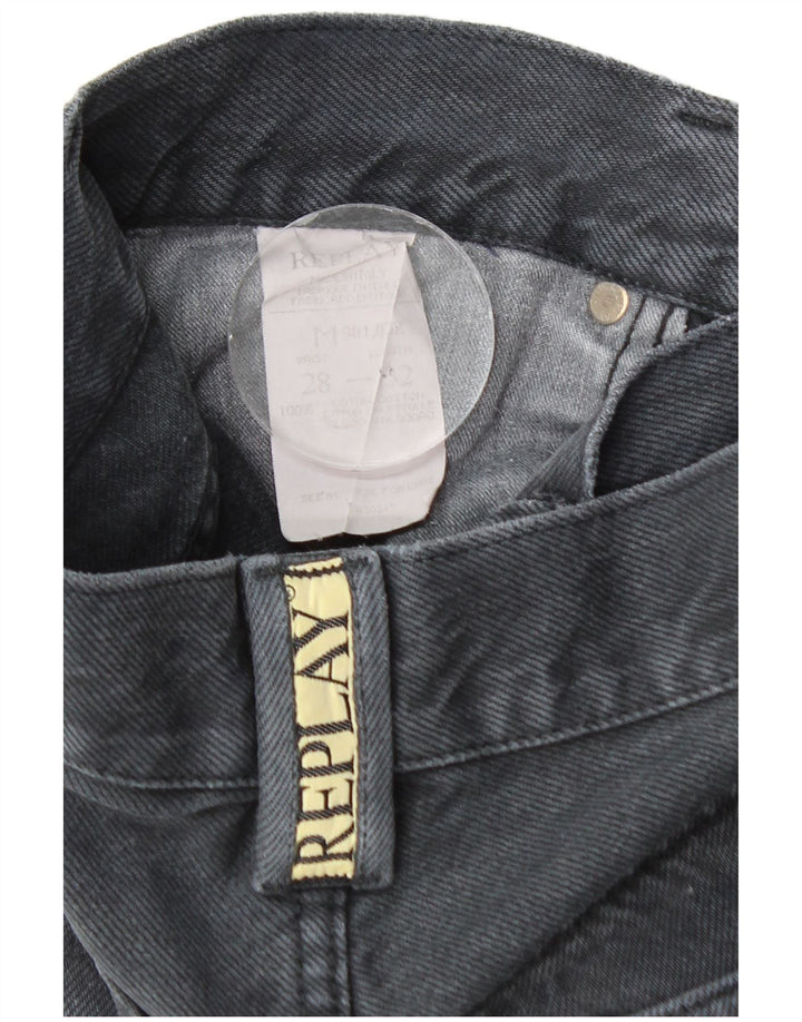 Replay Vaqueros rectos para hombre W28 L32 Algodón gris