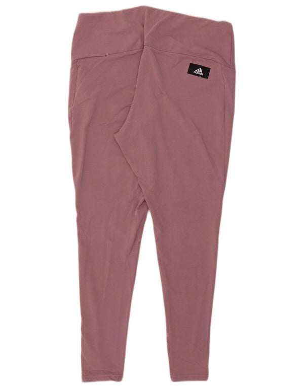 Adidas Leggings gráficos para mujer UK 24/26 2XL Algodón rosa